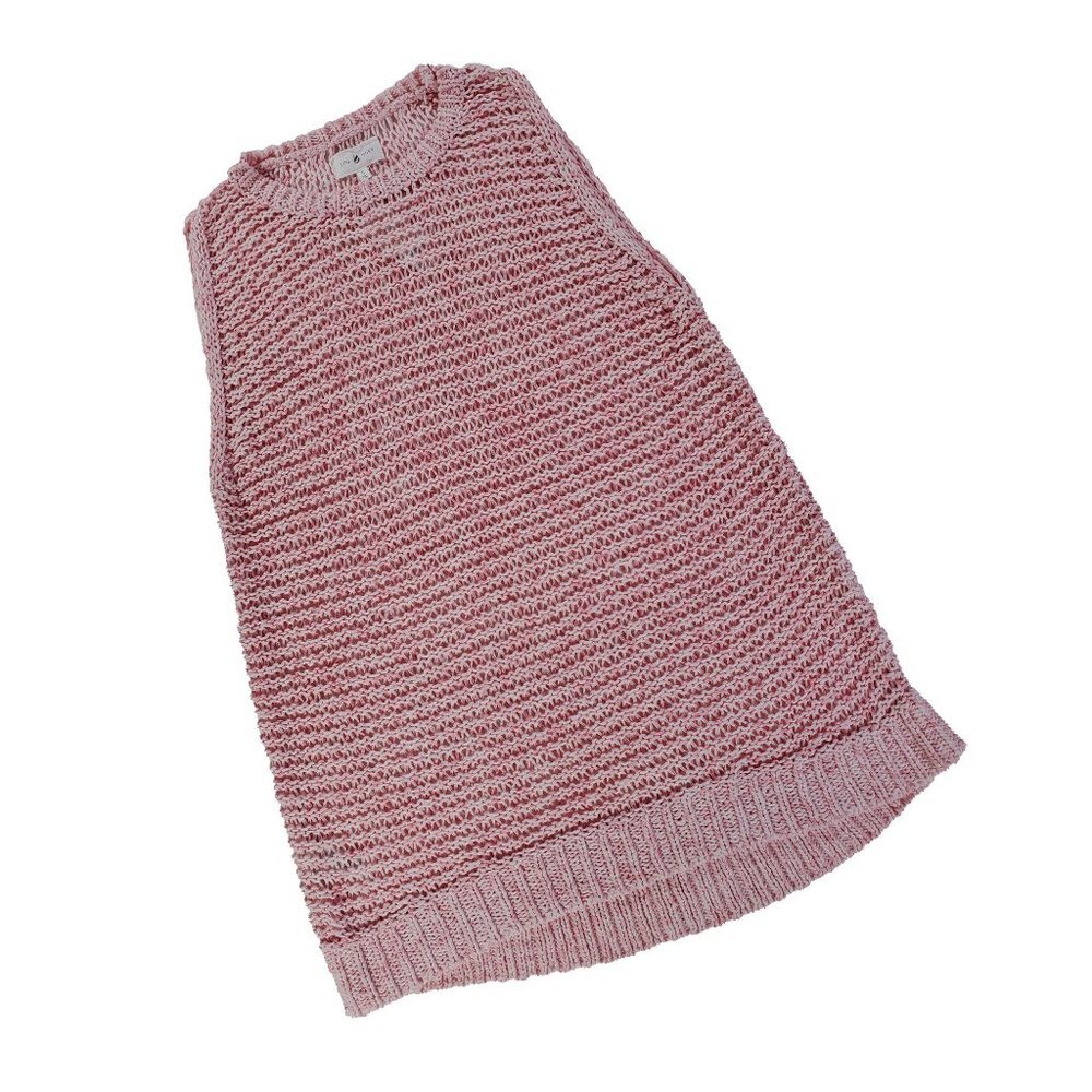 Lou & Grey Open-Knit Sweater size Small